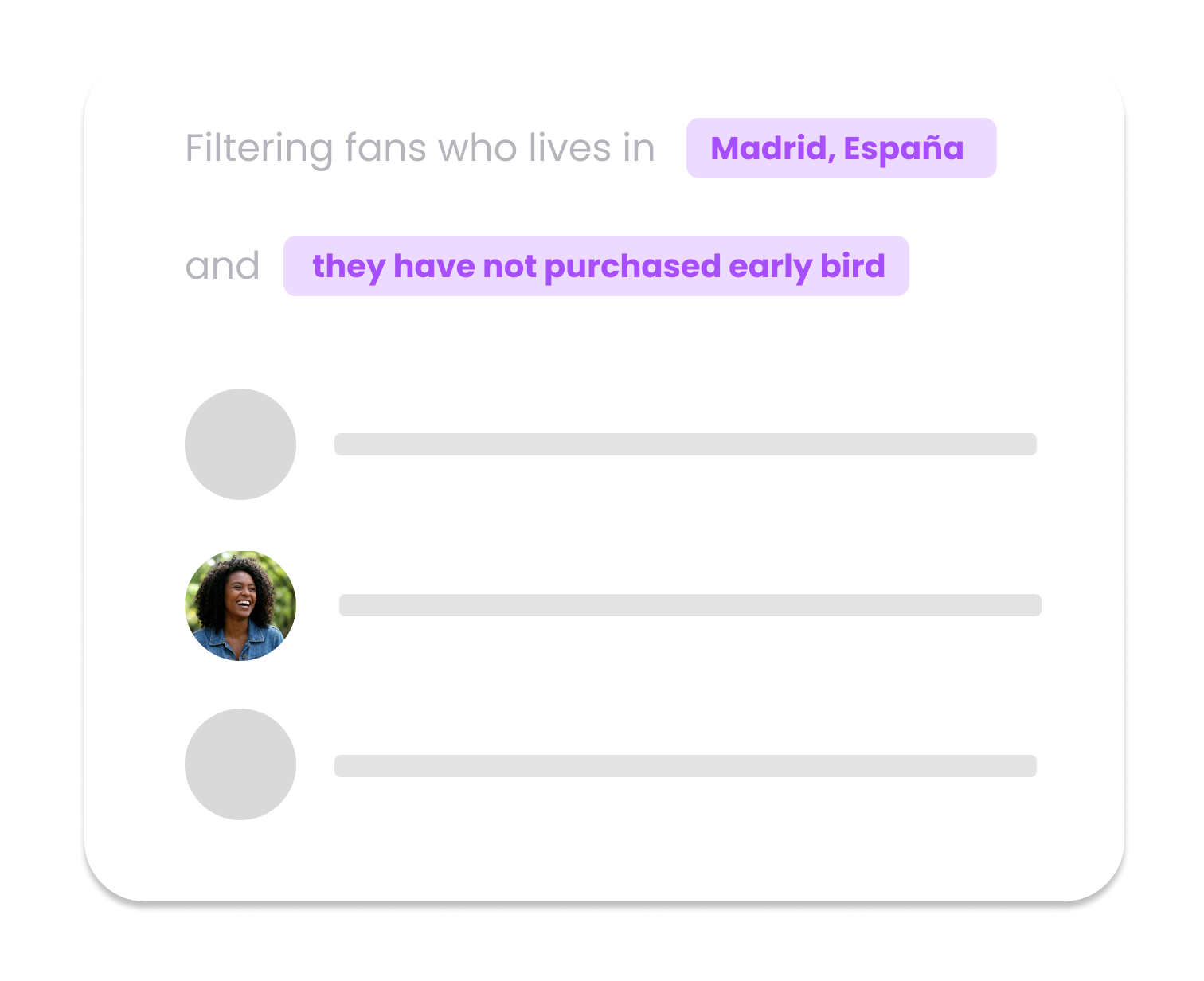 Audience segmentation